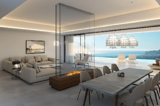 Villa in Altea zu verkaufen, Espace de vie 330 m², Baujahr 2019, + Fussbodenheizung, Terrain 1074 m², 4 Chambres &agrave; coucher, 4 Badezimmer, ref.: NL-NLD1085-6