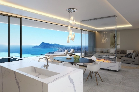 Villa in Altea zu verkaufen, Espace de vie 280 m², Baujahr 2019, + Fussbodenheizung, Terrain 973 m², 4 Chambres &agrave; coucher, 4 Badezimmer, ref.: NL-NLD1086-7