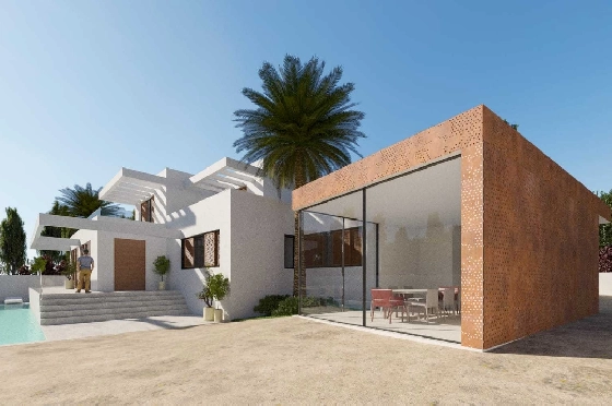 Villa in Moraira zu verkaufen, Espace de vie 298 m², + Fussbodenheizung, Klimaanlage, Terrain 811 m², 4 Chambres &agrave; coucher, 4 Badezimmer, Pool, ref.: NL-NLD1218-8