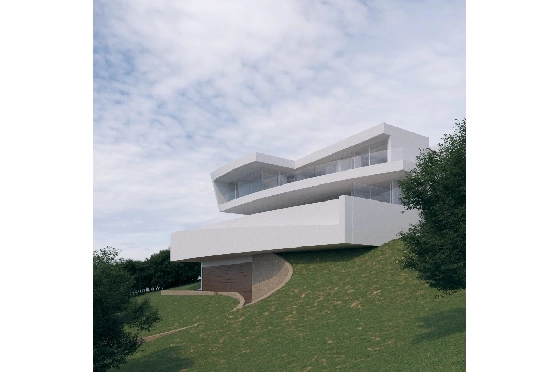 Villa in Moraira zu verkaufen, Espace de vie 600 m², Baujahr 2022, + Fussbodenheizung, Klimaanlage, Terrain 1237 m², 4 Chambres &agrave; coucher, 4 Badezimmer, Pool, ref.: NL-NLD1219-2