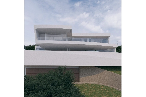 Villa in Moraira zu verkaufen, Espace de vie 600 m², Baujahr 2022, + Fussbodenheizung, Klimaanlage, Terrain 1237 m², 4 Chambres &agrave; coucher, 4 Badezimmer, Pool, ref.: NL-NLD1219-5