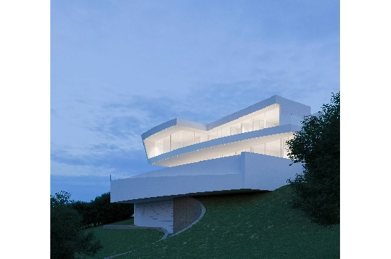 Villa in Moraira zu verkaufen, Espace de vie 600 m², Baujahr 2022, + Fussbodenheizung, Klimaanlage, Terrain 1237 m², 4 Chambres &agrave; coucher, 4 Badezimmer, Pool, ref.: NL-NLD1219-8