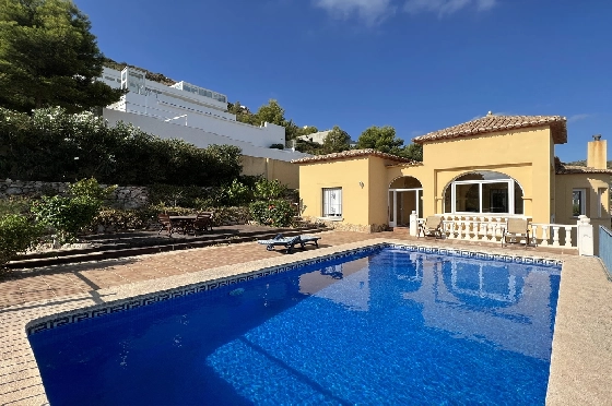Villa in Pedreguer(Monte Solana) zu verkaufen, Espace de vie 239 m², Baujahr 2005, + KLIMA, Klimaanlage, Terrain 873 m², 3 Chambres &agrave; coucher, 3 Badezimmer, Pool, ref.: SB-2222-23