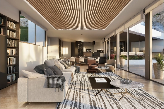 Villa in Javea zu verkaufen, Espace de vie 650 m², + Zentralheizung, Klimaanlage, Terrain 1400 m², 4 Chambres &agrave; coucher, 5 Badezimmer, Pool, ref.: NL-NLD1305-4