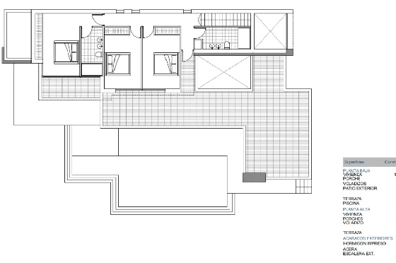Villa in Moraira zu verkaufen, Espace de vie 801 m², + Zentralheizung, Klimaanlage, Terrain 307 m², 4 Chambres &agrave; coucher, 3 Badezimmer, Pool, ref.: NL-NLD1349-3