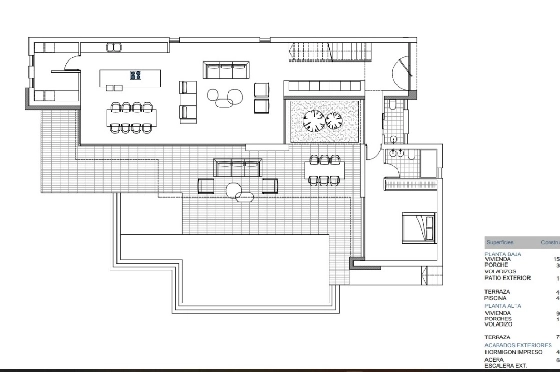 Villa in Moraira zu verkaufen, Espace de vie 801 m², + Zentralheizung, Klimaanlage, Terrain 307 m², 4 Chambres &agrave; coucher, 3 Badezimmer, Pool, ref.: NL-NLD1349-4