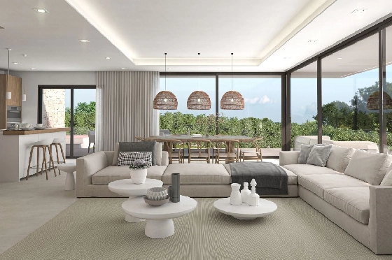 Villa in Denia zu verkaufen, Espace de vie 259 m², Klimaanlage, Terrain 1118 m², 4 Chambres &agrave; coucher, 4 Badezimmer, Pool, ref.: UM-UV-MANDARINA-II-17