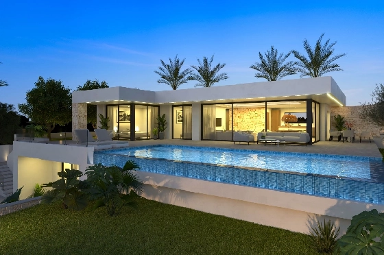 Villa in Denia zu verkaufen, Espace de vie 259 m², Klimaanlage, Terrain 1118 m², 4 Chambres &agrave; coucher, 4 Badezimmer, Pool, ref.: UM-UV-MANDARINA-II-8