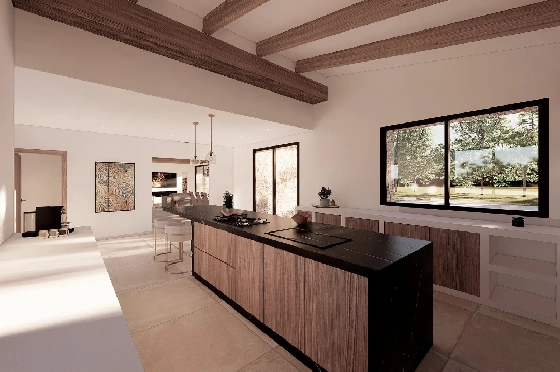 Finca in Benissa(Llenes) zu verkaufen, Espace de vie 368 m², Baujahr 2023, Klimaanlage, Terrain 10000 m², 4 Chambres &agrave; coucher, 4 Badezimmer, Pool, ref.: BI-BE.F-164-16