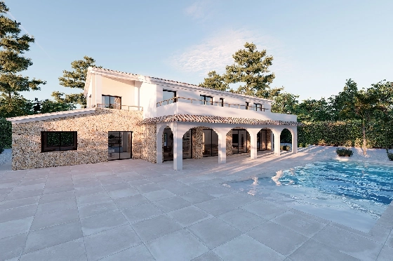 Finca in Benissa(Llenes) zu verkaufen, Espace de vie 368 m², Baujahr 2023, Klimaanlage, Terrain 10000 m², 4 Chambres &agrave; coucher, 4 Badezimmer, Pool, ref.: BI-BE.F-164-2