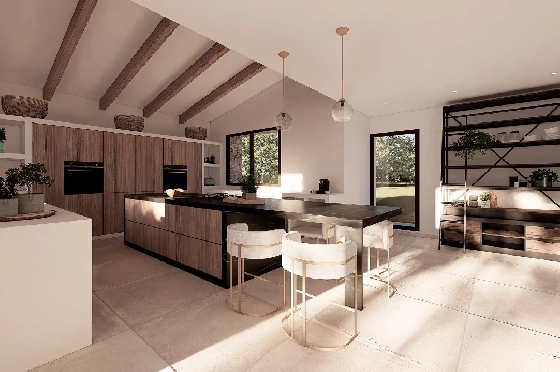 Finca in Benissa(Llenes) zu verkaufen, Espace de vie 368 m², Baujahr 2023, Klimaanlage, Terrain 10000 m², 4 Chambres &agrave; coucher, 4 Badezimmer, Pool, ref.: BI-BE.F-164-3