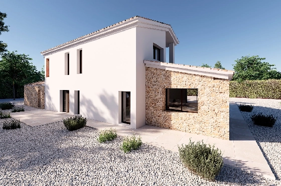 Finca in Benissa(Llenes) zu verkaufen, Espace de vie 368 m², Baujahr 2023, Klimaanlage, Terrain 10000 m², 4 Chambres &agrave; coucher, 4 Badezimmer, Pool, ref.: BI-BE.F-164-37