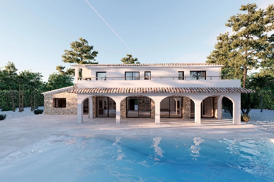 Finca in Benissa(Llenes) zu verkaufen, Espace de vie 368 m², Baujahr 2023, Klimaanlage, Terrain 10000 m², 4 Chambres &agrave; coucher, 4 Badezimmer, Pool, ref.: BI-BE.F-164-38