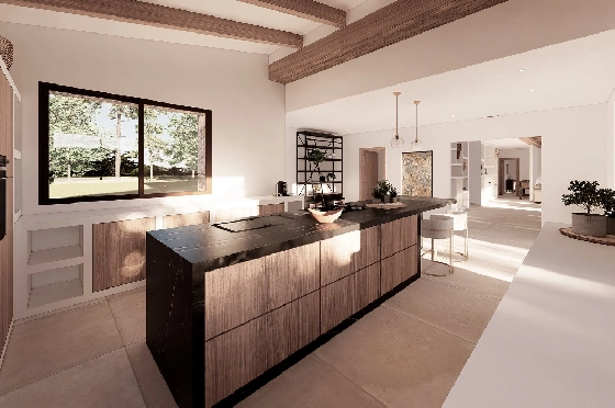 Finca in Benissa(Llenes) zu verkaufen, Espace de vie 368 m², Baujahr 2023, Klimaanlage, Terrain 10000 m², 4 Chambres &agrave; coucher, 4 Badezimmer, Pool, ref.: BI-BE.F-164-5