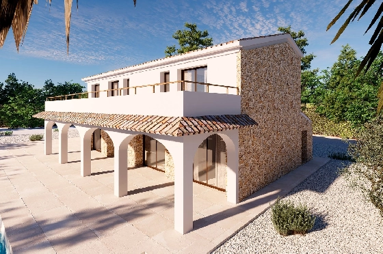 Finca in Benissa(Llenes) zu verkaufen, Espace de vie 368 m², Baujahr 2023, Klimaanlage, Terrain 10000 m², 4 Chambres &agrave; coucher, 4 Badezimmer, Pool, ref.: BI-BE.F-164-6