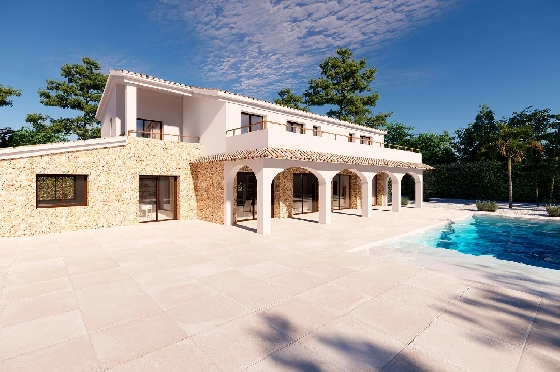 Finca in Benissa(Llenes) zu verkaufen, Espace de vie 368 m², Baujahr 2023, Klimaanlage, Terrain 10000 m², 4 Chambres &agrave; coucher, 4 Badezimmer, Pool, ref.: BI-BE.F-164-7