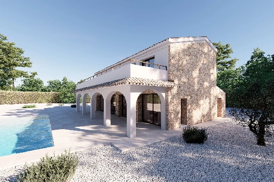 Finca in Benissa(Llenes) zu verkaufen, Espace de vie 368 m², Baujahr 2023, Klimaanlage, Terrain 10000 m², 4 Chambres &agrave; coucher, 4 Badezimmer, Pool, ref.: BI-BE.F-164-8