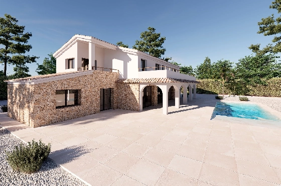 Finca in Benissa(Llenes) zu verkaufen, Espace de vie 368 m², Baujahr 2023, Klimaanlage, Terrain 10000 m², 4 Chambres &agrave; coucher, 4 Badezimmer, Pool, ref.: BI-BE.F-164-9