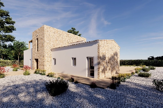 Finca in Benissa(Llenes) zu verkaufen, Espace de vie 254 m², Baujahr 2023, Klimaanlage, Terrain 10000 m², 3 Chambres &agrave; coucher, 3 Badezimmer, Pool, ref.: BI-BE.F-165-37