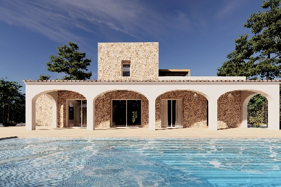 Finca in Benissa(Llenes) zu verkaufen, Espace de vie 254 m², Baujahr 2023, Klimaanlage, Terrain 10000 m², 3 Chambres &agrave; coucher, 3 Badezimmer, Pool, ref.: BI-BE.F-165-39