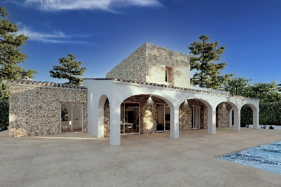Finca in Benissa(Llenes) zu verkaufen, Espace de vie 254 m², Baujahr 2023, Klimaanlage, Terrain 10000 m², 3 Chambres &agrave; coucher, 3 Badezimmer, Pool, ref.: BI-BE.F-165-7