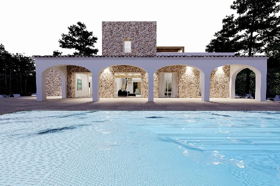 Finca in Benissa(Llenes) zu verkaufen, Espace de vie 254 m², Baujahr 2023, Klimaanlage, Terrain 10000 m², 3 Chambres &agrave; coucher, 3 Badezimmer, Pool, ref.: BI-BE.F-165-9
