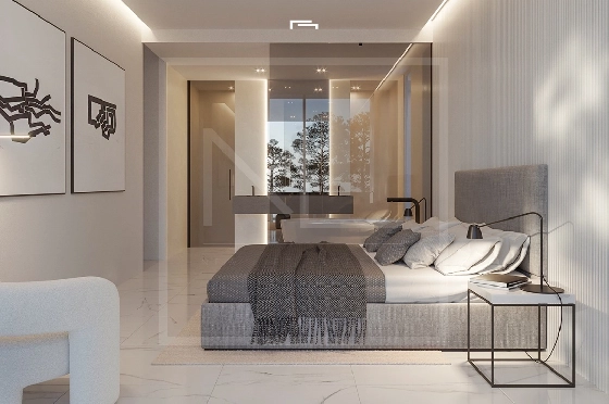 Villa in Moraira zu verkaufen, + Fussbodenheizung, Klimaanlage, Terrain 1864 m², 5 Chambres &agrave; coucher, 5 Badezimmer, Pool, ref.: NL-NLD1409-7