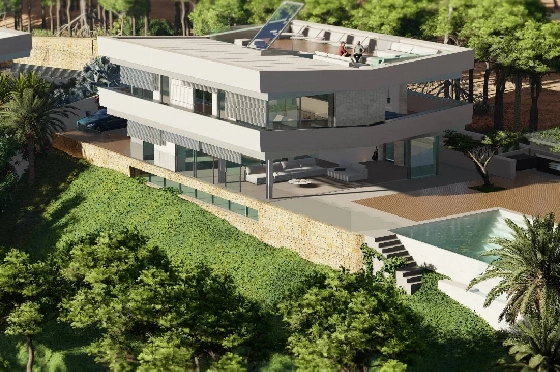 Villa in Javea zu verkaufen, Espace de vie 492 m², Klimaanlage, 6 Chambres &agrave; coucher, 6 Badezimmer, Pool, ref.: BS-7515924-15
