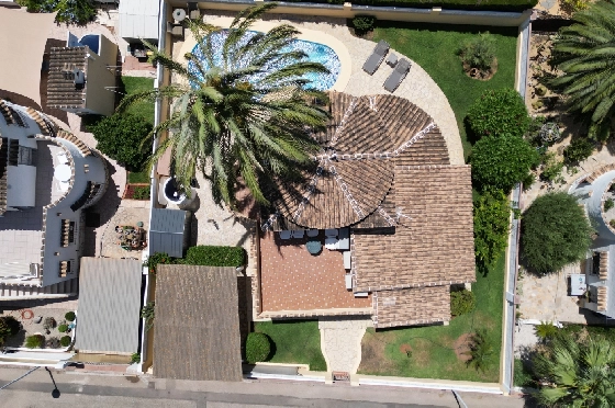 Villa in Els Poblets zur Ferienvermietung, Espace de vie 134 m², Baujahr 2001, Zustand gepflegt, + KLIMA, Klimaanlage, Terrain 413 m², 2 Chambres &agrave; coucher, 2 Badezimmer, Pool, ref.: T-0523-22