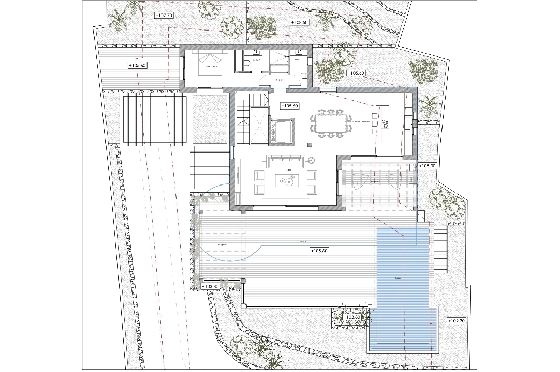 Villa in Moraira zu verkaufen, Espace de vie 425 m², Baujahr 2023, Klimaanlage, Terrain 1000 m², 4 Chambres &agrave; coucher, 4 Badezimmer, Pool, ref.: BI-MT.H-777-15