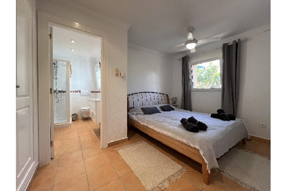 Villa in Denia zur Ferienvermietung, Espace de vie 133 m², Baujahr 1999, Zustand gepflegt, + Fussbodenheizung, Klimaanlage, Terrain 585 m², 3 Chambres &agrave; coucher, 3 Badezimmer, Pool, ref.: T-1023-15
