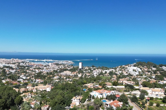 Villa in Denia zur Ferienvermietung, Espace de vie 133 m², Baujahr 1999, Zustand gepflegt, + Fussbodenheizung, Klimaanlage, Terrain 585 m², 3 Chambres &agrave; coucher, 3 Badezimmer, Pool, ref.: T-1023-26