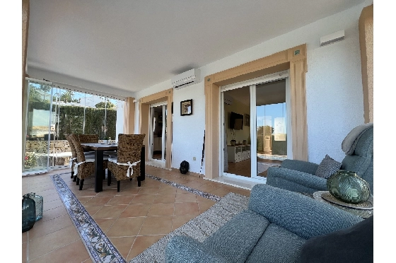 Villa in Denia zur Ferienvermietung, Espace de vie 133 m², Baujahr 1999, Zustand gepflegt, + Fussbodenheizung, Klimaanlage, Terrain 585 m², 3 Chambres &agrave; coucher, 3 Badezimmer, Pool, ref.: T-1023-6