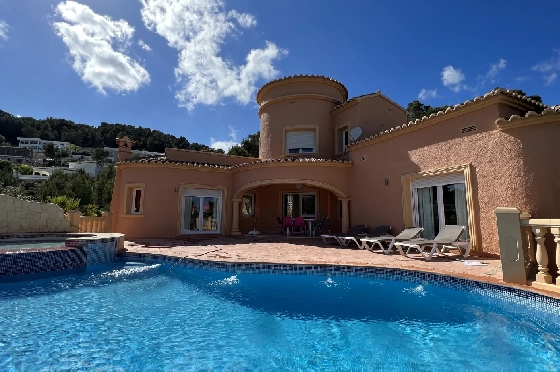 Villa in Javea zu verkaufen, Espace de vie 152 m², Baujahr 2009, + Fussbodenheizung, Klimaanlage, Terrain 1000 m², 3 Chambres &agrave; coucher, 3 Badezimmer, Pool, ref.: SB-1523-3