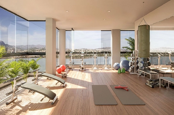 Etagen Apartment in Calpe zu verkaufen, Wohnfläche 102 m², Zustand Erstbezug, Klimaanlage, 2 Schlafzimmer, 2 Badezimmer, Pool, ref.: HA-CAN-130-A02-6