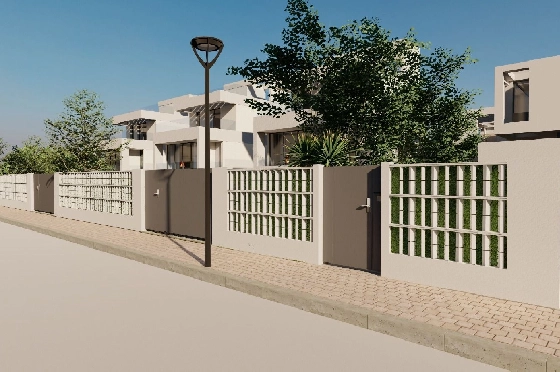 Villa in Oliva zu verkaufen, Espace de vie 173 m², Baujahr 2023, Zustand Erstbezug, + Fussbodenheizung, Klimaanlage, Terrain 350 m², 3 Chambres &agrave; coucher, 4 Badezimmer, Pool, ref.: AS-1623-17