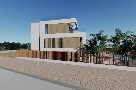Villa in Oliva zu verkaufen, Espace de vie 173 m², Baujahr 2023, Zustand Erstbezug, + Fussbodenheizung, Klimaanlage, Terrain 350 m², 3 Chambres &agrave; coucher, 4 Badezimmer, Pool, ref.: AS-1623-29