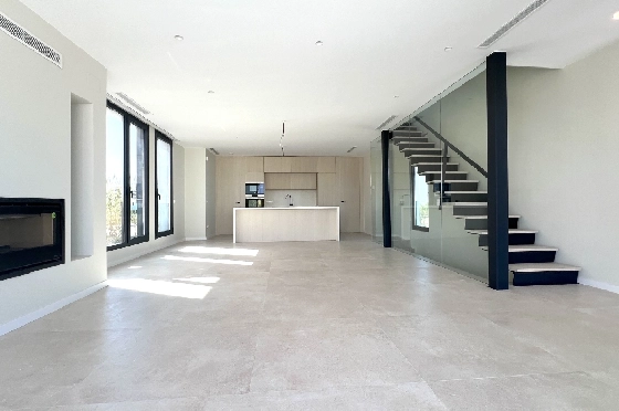 Villa in Oliva zu verkaufen, Espace de vie 173 m², Baujahr 2023, Zustand Erstbezug, + Fussbodenheizung, Klimaanlage, Terrain 350 m², 3 Chambres &agrave; coucher, 4 Badezimmer, Pool, ref.: AS-1623-6