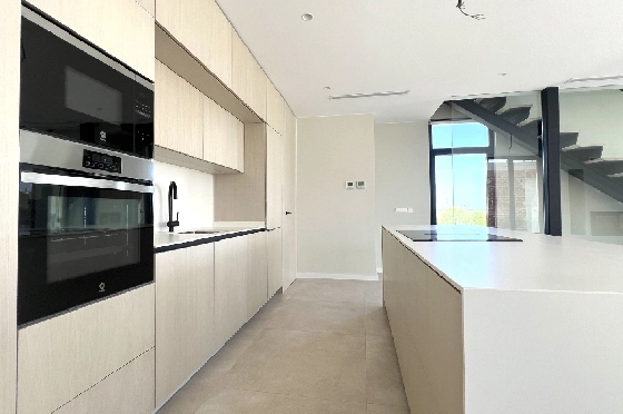 Villa in Oliva zu verkaufen, Espace de vie 173 m², Baujahr 2023, Zustand Erstbezug, + Fussbodenheizung, Klimaanlage, Terrain 350 m², 3 Chambres &agrave; coucher, 4 Badezimmer, Pool, ref.: AS-1623-7