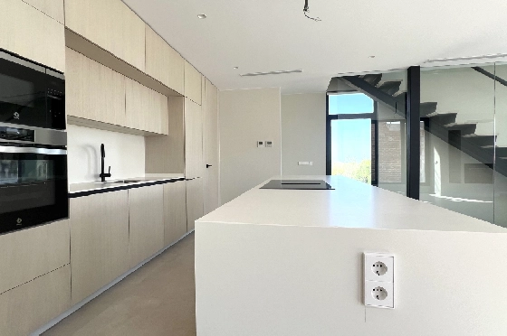 Villa in Oliva zu verkaufen, Espace de vie 173 m², Baujahr 2023, Zustand Erstbezug, + Fussbodenheizung, Klimaanlage, Terrain 350 m², 3 Chambres &agrave; coucher, 4 Badezimmer, Pool, ref.: AS-1623-9