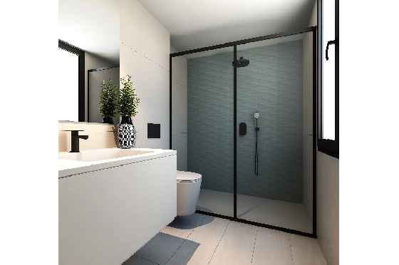 Villa in Denia zu verkaufen, Espace de vie 155 m², Baujahr 2024, Klimaanlage, Terrain 220 m², 3 Chambres &agrave; coucher, 3 Badezimmer, Pool, ref.: NL-NLDNB1425-7