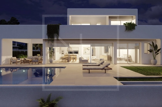 Villa in Benissa costa(Baladrar) zu verkaufen, Espace de vie 138 m², Baujahr 2023, + Fussbodenheizung, Klimaanlage, Terrain 625 m², 3 Chambres &agrave; coucher, 3 Badezimmer, Pool, ref.: NL-NLD1444-2