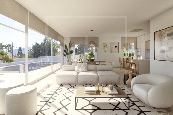 Villa in Benissa costa(Baladrar) zu verkaufen, Espace de vie 138 m², Baujahr 2023, + Fussbodenheizung, Klimaanlage, Terrain 625 m², 3 Chambres &agrave; coucher, 3 Badezimmer, Pool, ref.: NL-NLD1444-3