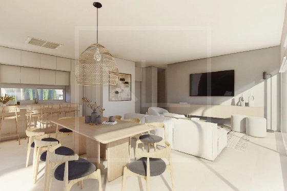 Villa in Benissa costa(Baladrar) zu verkaufen, Espace de vie 138 m², Baujahr 2023, + Fussbodenheizung, Klimaanlage, Terrain 625 m², 3 Chambres &agrave; coucher, 3 Badezimmer, Pool, ref.: NL-NLD1444-4