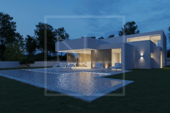 Villa in Moraira zu verkaufen, Espace de vie 268 m², Baujahr 2023, + Zentralheizung, Klimaanlage, Terrain 891 m², 4 Chambres &agrave; coucher, 4 Badezimmer, Pool, ref.: NL-NLD1448-17