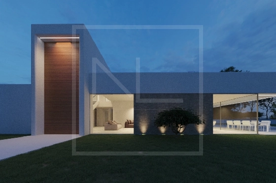 Villa in Moraira zu verkaufen, Espace de vie 268 m², Baujahr 2023, + Zentralheizung, Klimaanlage, Terrain 891 m², 4 Chambres &agrave; coucher, 4 Badezimmer, Pool, ref.: NL-NLD1448-2