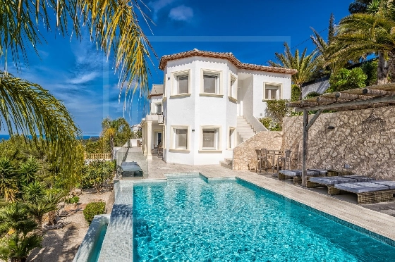 Villa in Javea zu verkaufen, Espace de vie 242 m², + Fussbodenheizung, Klimaanlage, Terrain 1138 m², 4 Chambres &agrave; coucher, 3 Badezimmer, Pool, ref.: NL-NLD1455-2