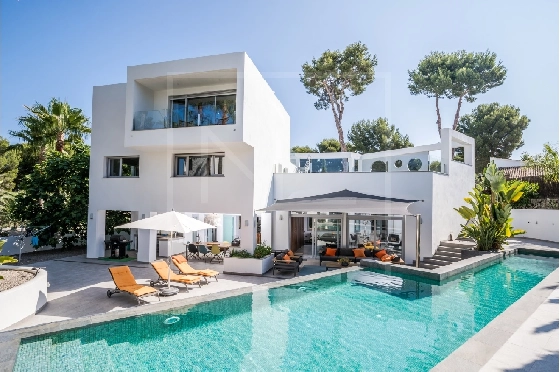 Villa in Moraira(Pla del Mar) zu verkaufen, Espace de vie 283 m², Baujahr 1975, Klimaanlage, Terrain 840 m², 4 Chambres &agrave; coucher, 4 Badezimmer, Pool, ref.: NL-NLD1475-1