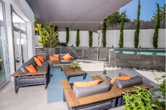 Villa in Moraira(Pla del Mar) zu verkaufen, Espace de vie 283 m², Baujahr 1975, Klimaanlage, Terrain 840 m², 4 Chambres &agrave; coucher, 4 Badezimmer, Pool, ref.: NL-NLD1475-30