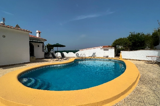 Villa in Benidoleig zur Ferienvermietung, Espace de vie 180 m², Baujahr 1989, + KLIMA, Klimaanlage, Terrain 653 m², 3 Chambres &agrave; coucher, 2 Badezimmer, Pool, ref.: T-0923-1